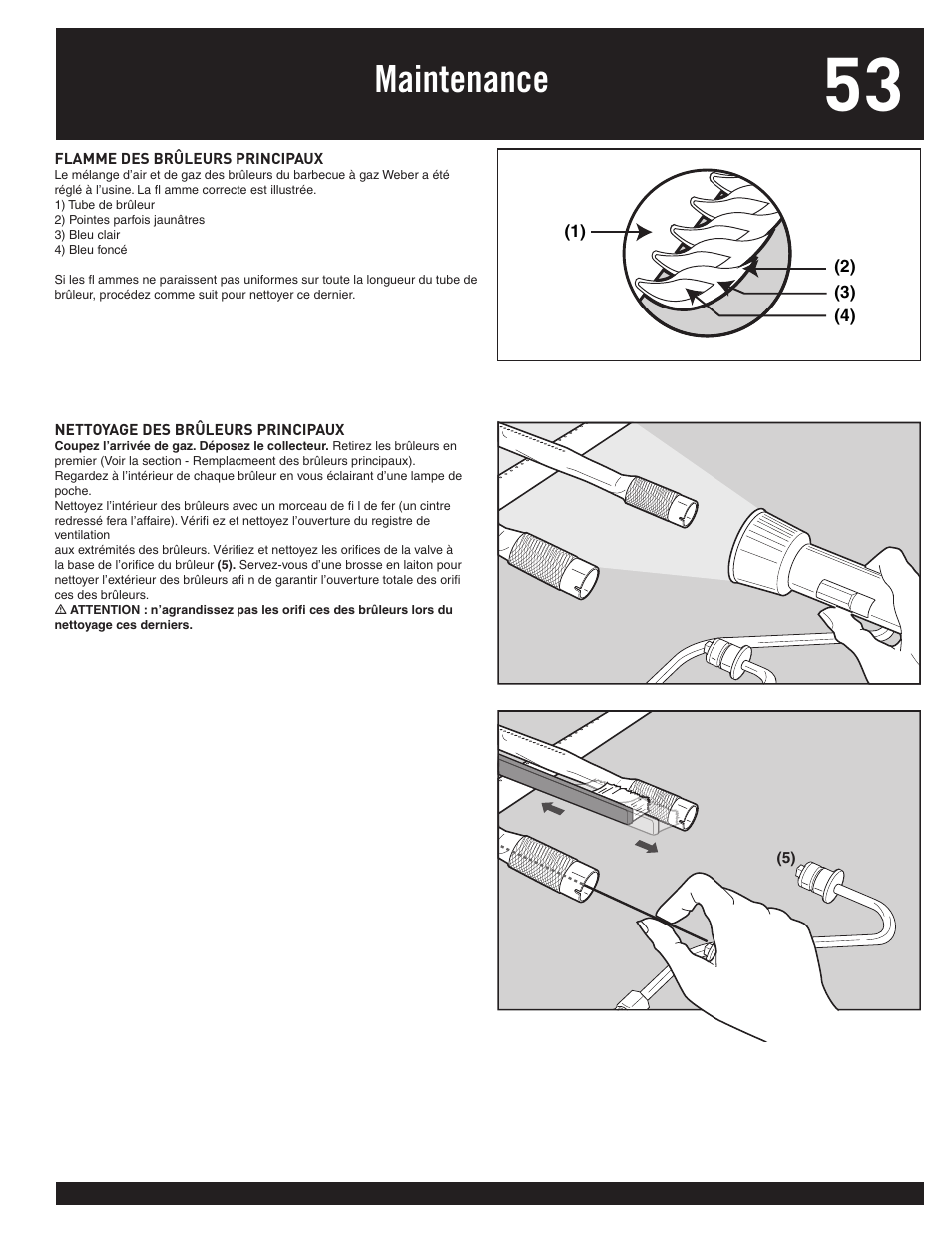 Maintenance | weber 77576 User Manual | Page 53 / 56