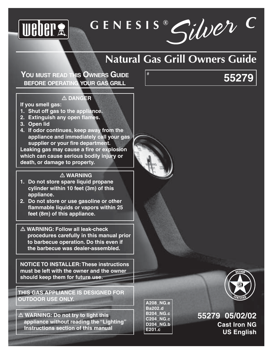 weber 55279 User Manual | 31 pages