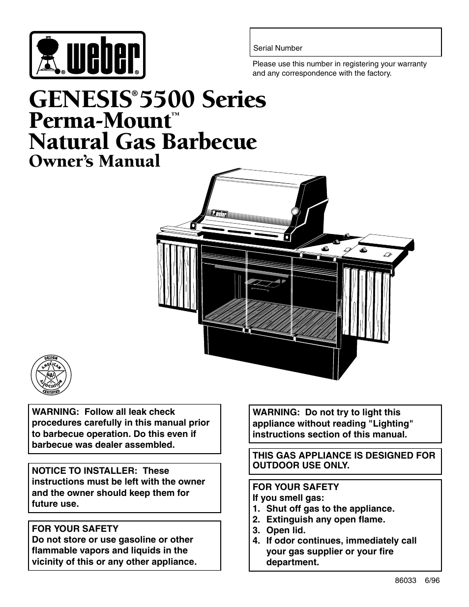 weber 5500 User Manual | 48 pages