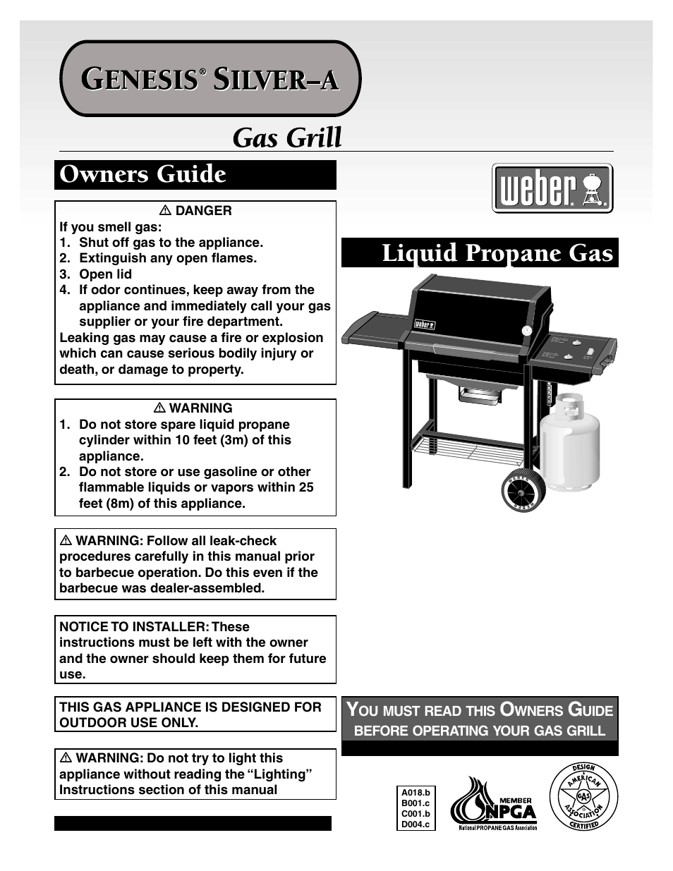 weber Genesis Silver A User Manual | 32 pages