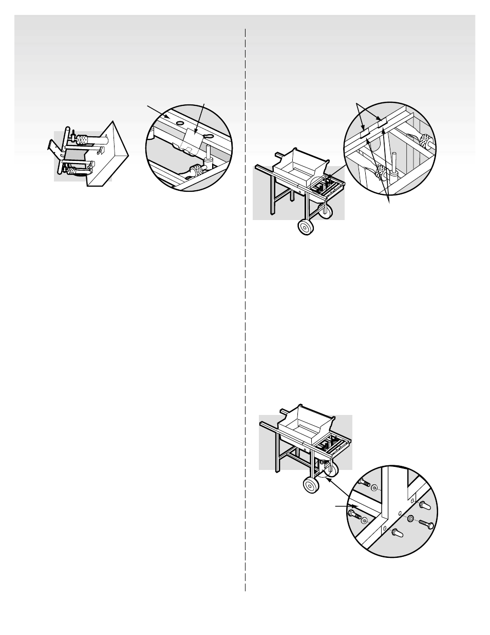 Install manifold bracket, Install cylinder panel and frame connector | weber Genesis Silver A User Manual | Page 14 / 32