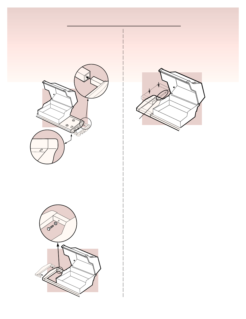 Installing features, Install the right trim piece with tool holders, Install the work surface | Install the left end trim piece | weber Genesis Silver A User Manual | Page 20 / 32