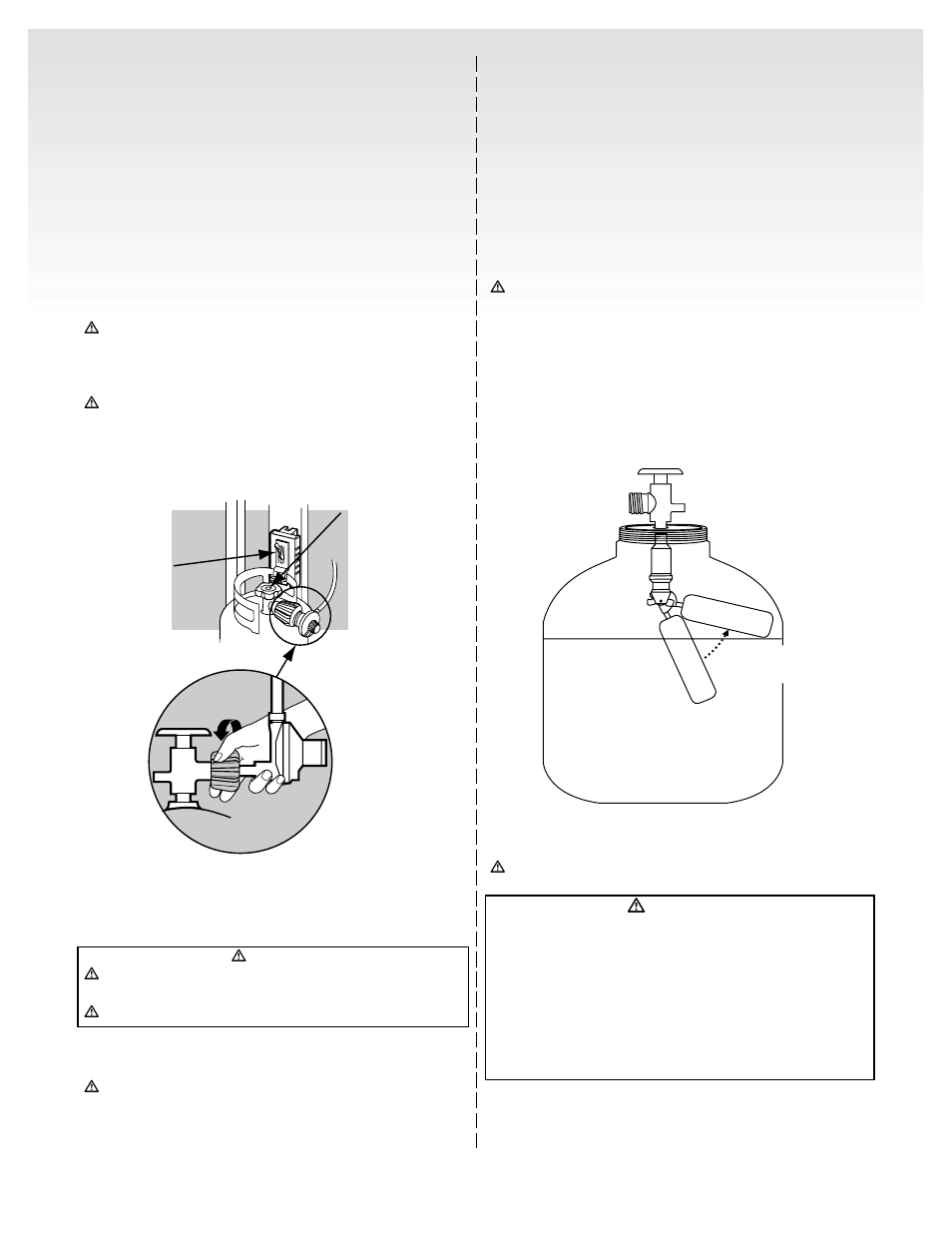 Refilling the liquid propane cylinder | weber Genesis Silver A User Manual | Page 25 / 32