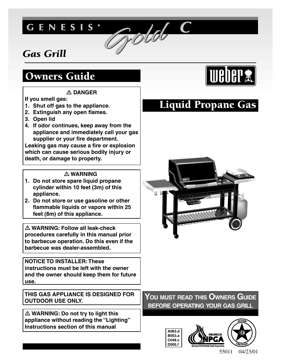 weber Genesis Gold C User Manual | 32 pages