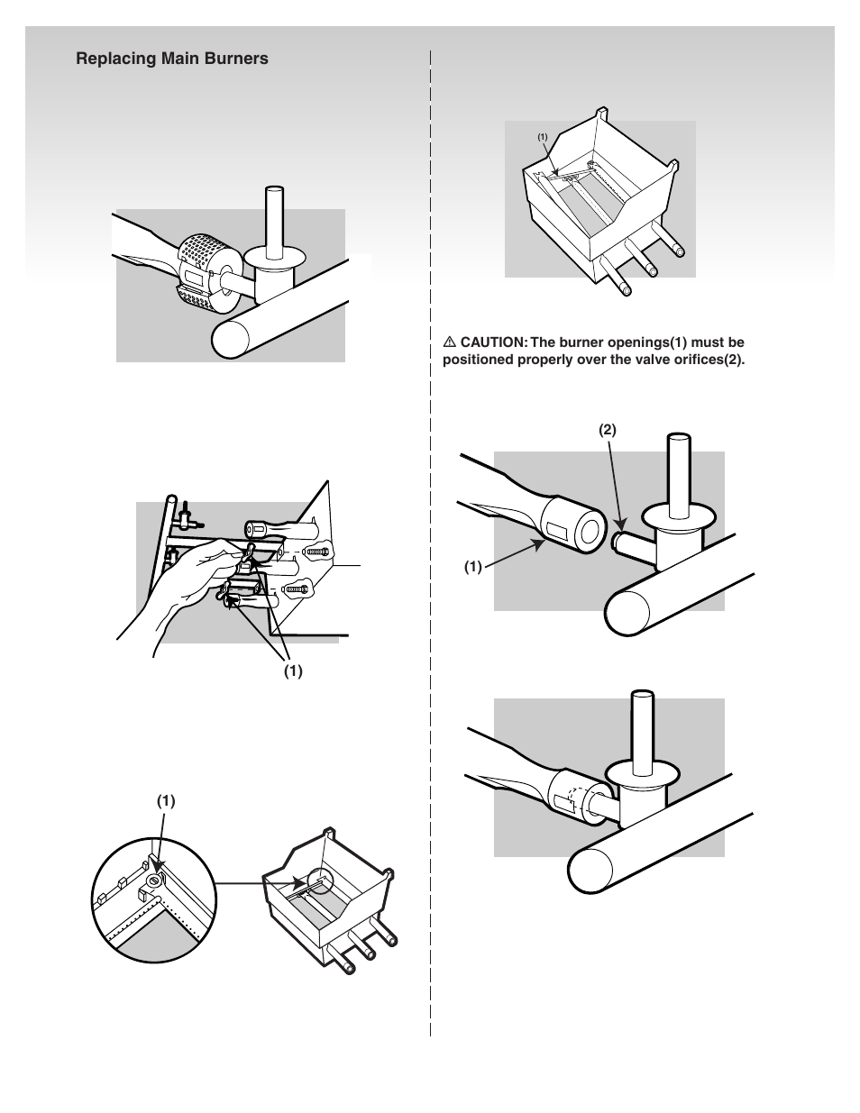 Replacing main burners | weber 41081 User Manual | Page 29 / 34