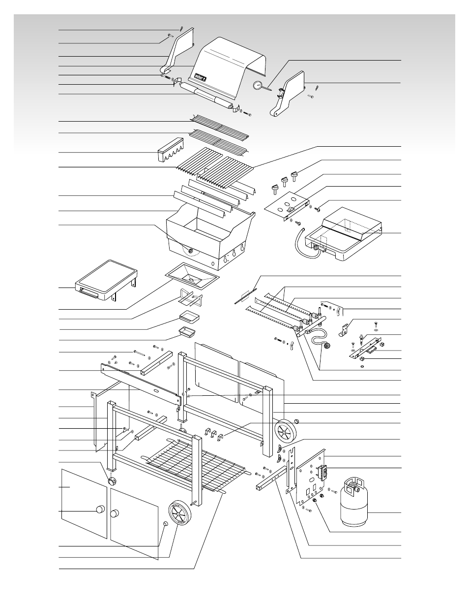 Exploded view | weber 41081 User Manual | Page 6 / 34