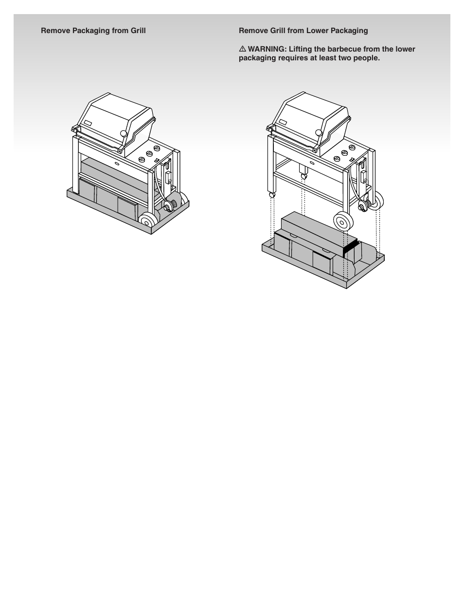 Remove packaging from grill | weber 41081 User Manual | Page 9 / 34