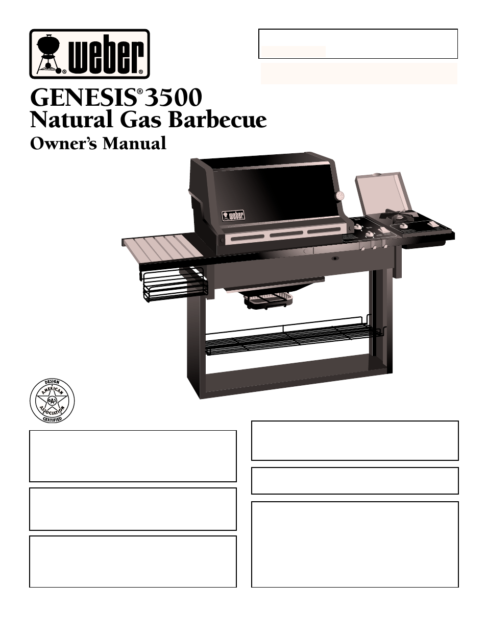 weber 3500 User Manual | 40 pages