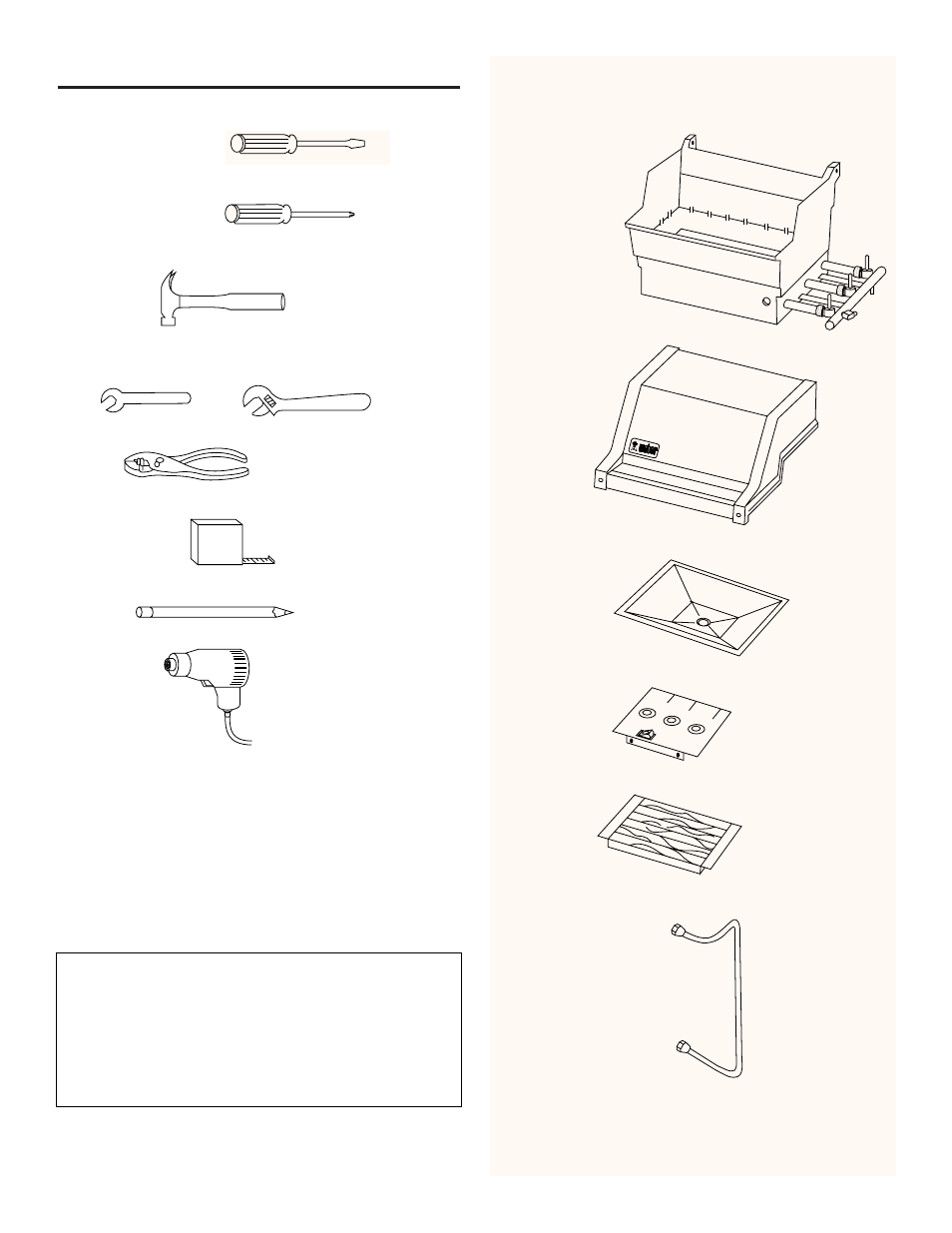 Assembly, Tools needed, Supplies needed | Check package contents | weber 3500 User Manual | Page 10 / 40