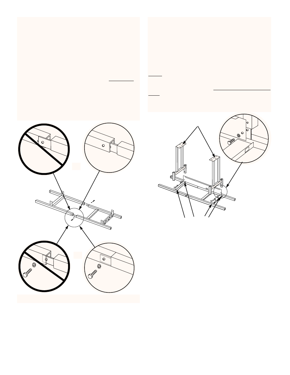 Assemble the frame, Continue frame assembly | weber 3500 User Manual | Page 13 / 40