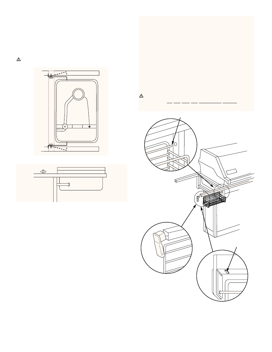 Secure side burner, Install the condiment basket | weber 3500 User Manual | Page 26 / 40