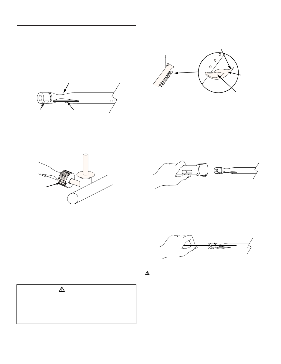 General maintenance, Weber spider stopper guards, Main burner flame pattern | Main burner cleaning procedure, Replacing main burners, Ƽdanger | weber 3500 User Manual | Page 33 / 40