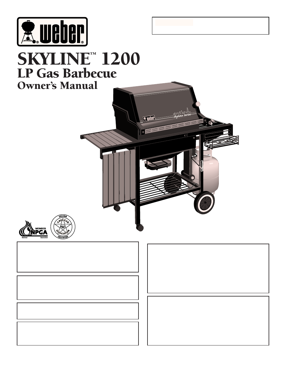 weber LP Gas Barbecue User Manual | 36 pages