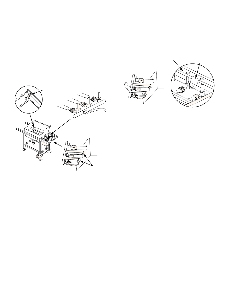Install manifold bracket | weber LP Gas Barbecue User Manual | Page 13 / 36