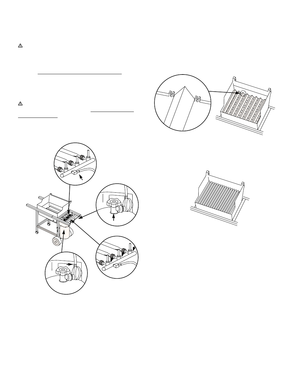 Install flavorizer bars and cooking grates | weber LP Gas Barbecue User Manual | Page 18 / 36