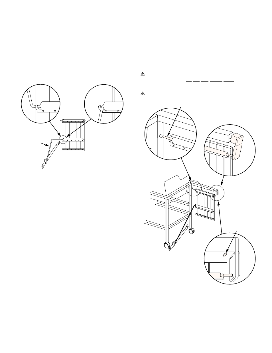Install swing table | weber LP Gas Barbecue User Manual | Page 21 / 36