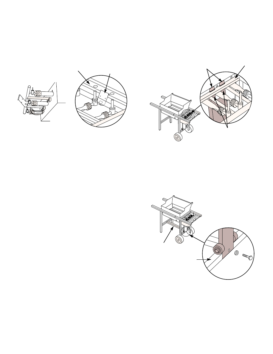 Install manifold bracket, Install tank panel assembly and frame connector | weber 900 LP User Manual | Page 13 / 36