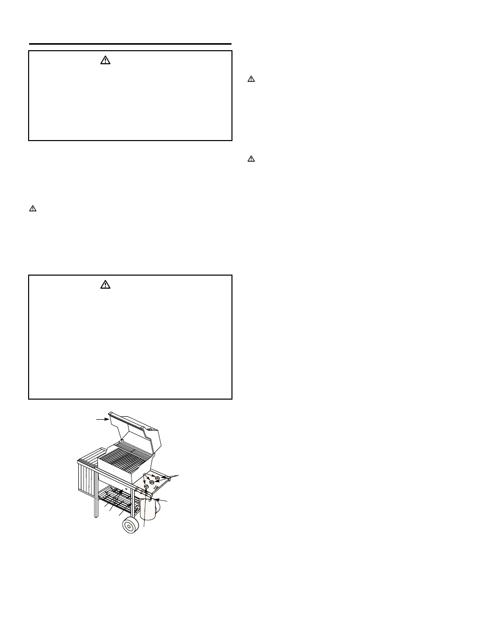 Manual lighting, To extinguish, Ƽdanger | weber 900 LP User Manual | Page 23 / 36