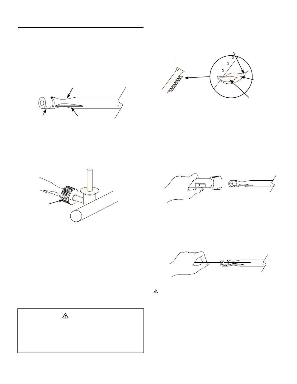 General maintenance, Weber spider stopper guards, Main burner flame pattern | Main burner cleaning procedure, Replacing main burners, Ƽdanger | weber 900 LP User Manual | Page 30 / 36