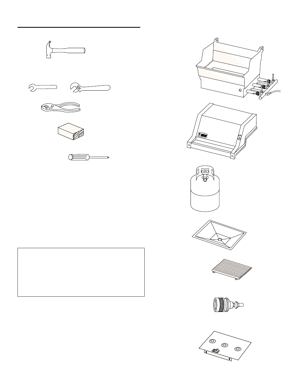 Assembly, Tools needed, Supplies needed | Check package contents | weber 900 LP User Manual | Page 7 / 36