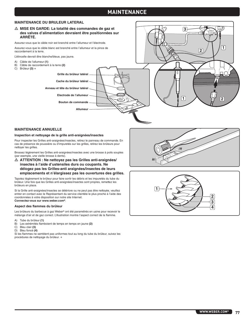 Maintenance | weber Summit 56221 User Manual | Page 77 / 80