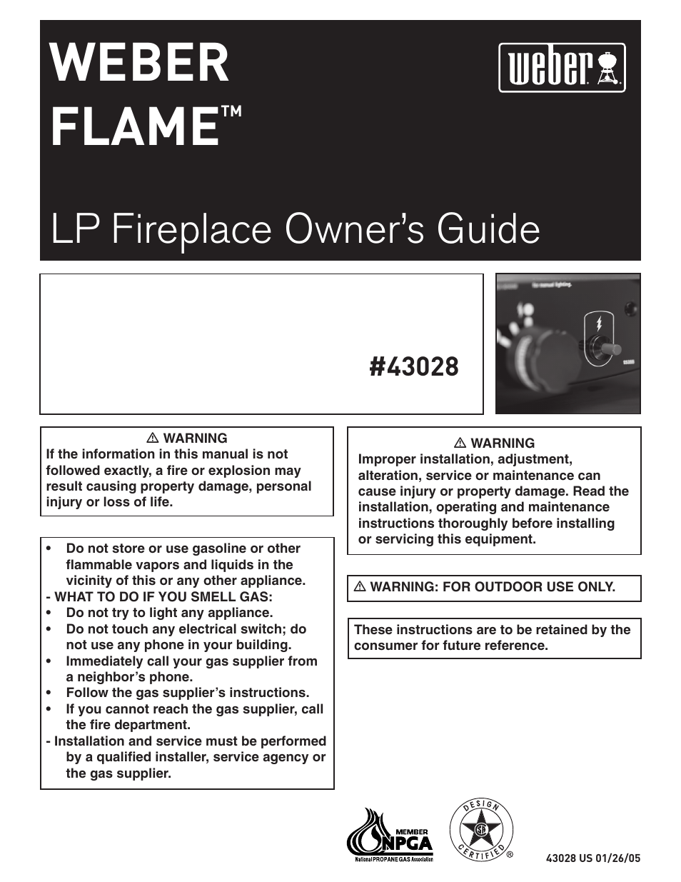 weber 43028 User Manual | 20 pages