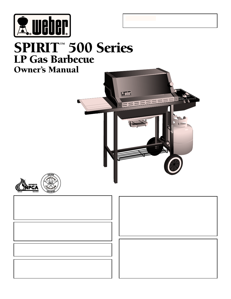weber Spirit 98567 User Manual | 36 pages