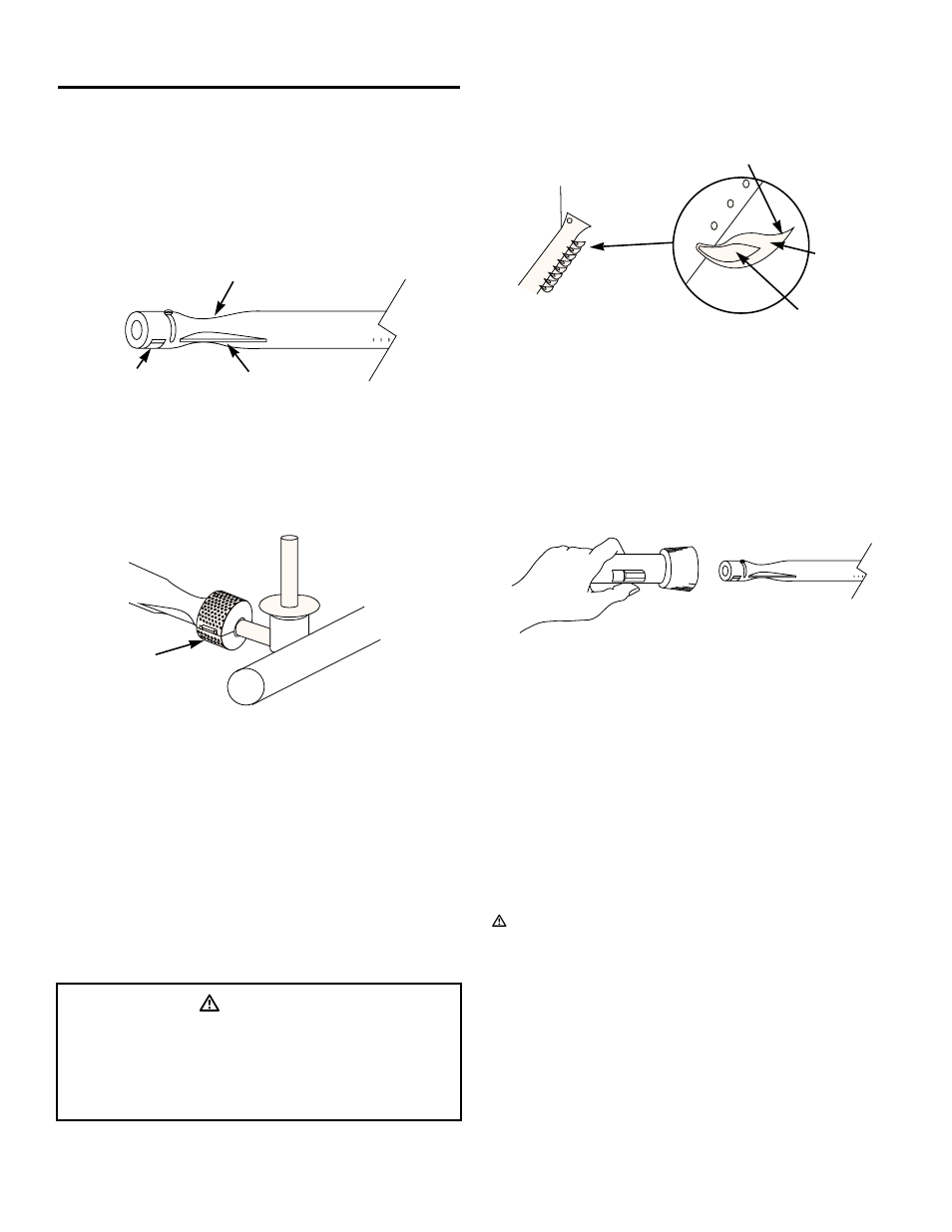 General maintenance, Weber spider stopper guards, Main burner flame pattern | Main burner cleaning procedure, Replacing main burners, Ƽdanger | weber Spirit 98567 User Manual | Page 28 / 36