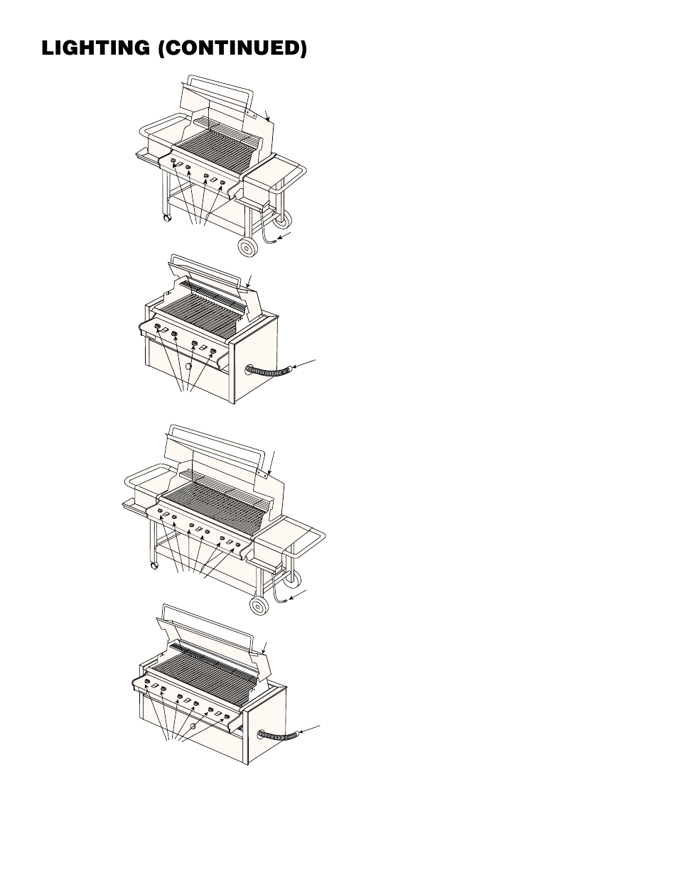 Lighting (continued) | weber Summit 92774 User Manual | Page 7 / 20