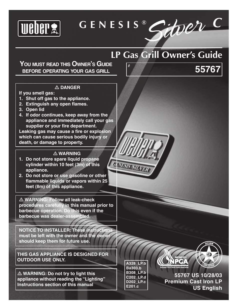 weber 55767 User Manual | 31 pages