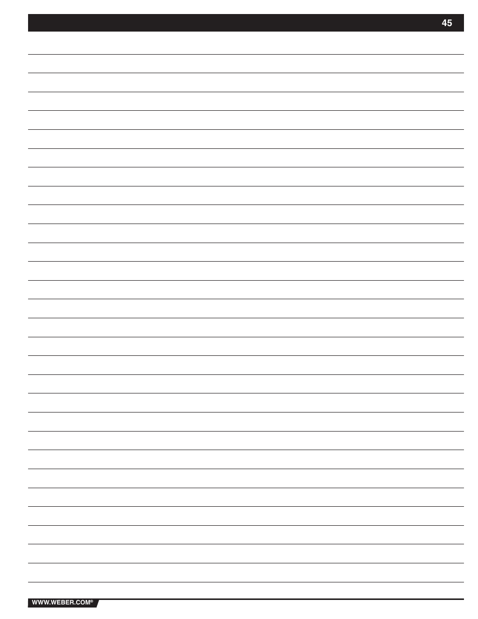 weber 89838 User Manual | Page 45 / 48