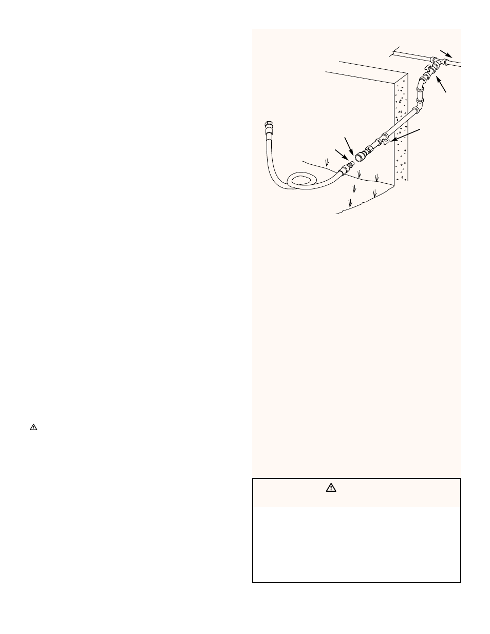 Install gas supply, General specifications for piping, Gas line piping | Test connections, Ƽdanger | weber GENESIS 1300 User Manual | Page 15 / 32