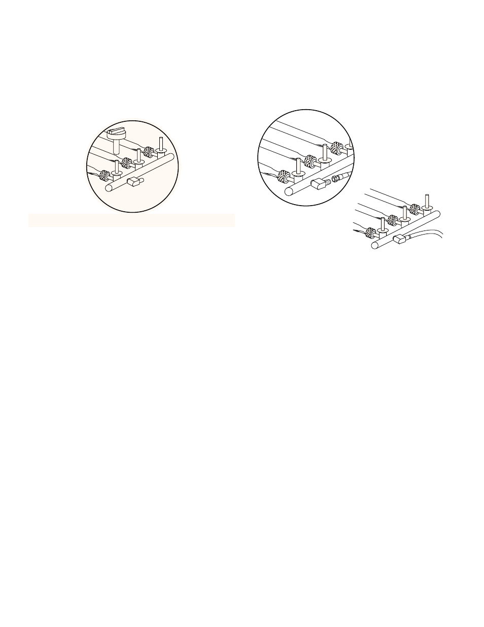 Check that all burner valves are off, Connect flexible hose to manifold | weber GENESIS 1300 User Manual | Page 16 / 32