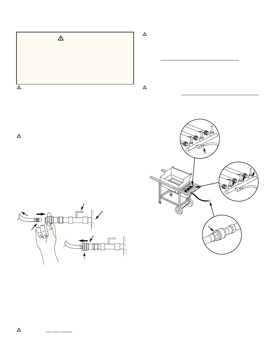 Check for gas leaks, Ƽdanger | weber GENESIS 1300 User Manual | Page 17 / 32