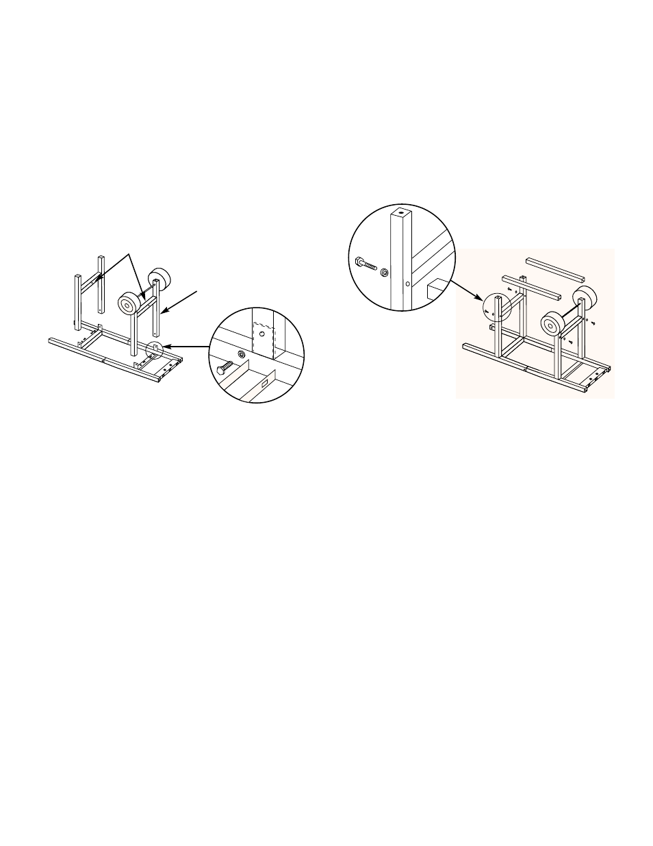 Continue frame assembly, Complete frame assembly | weber 1300 User Manual | Page 11 / 36