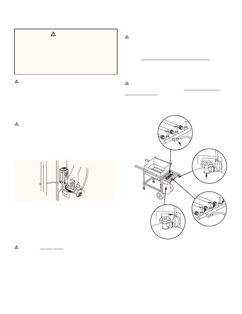 Check for gas leaks, Ƽdanger | weber 1300 User Manual | Page 18 / 36