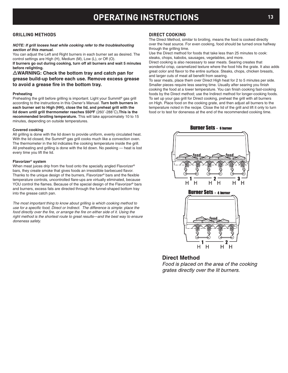 Operating instructions | weber 42372 User Manual | Page 13 / 32