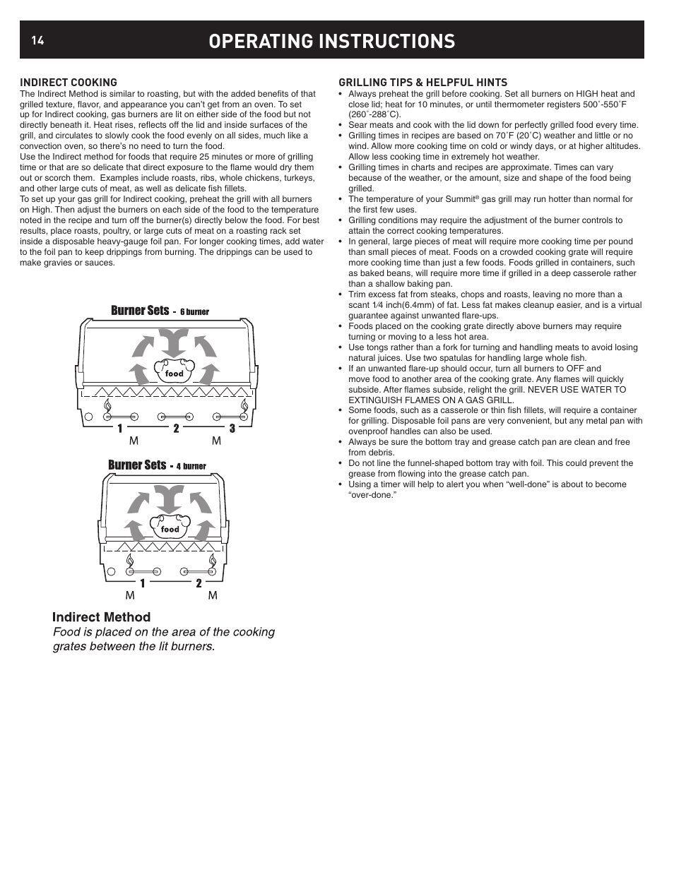 Operating instructions | weber 42372 User Manual | Page 14 / 32