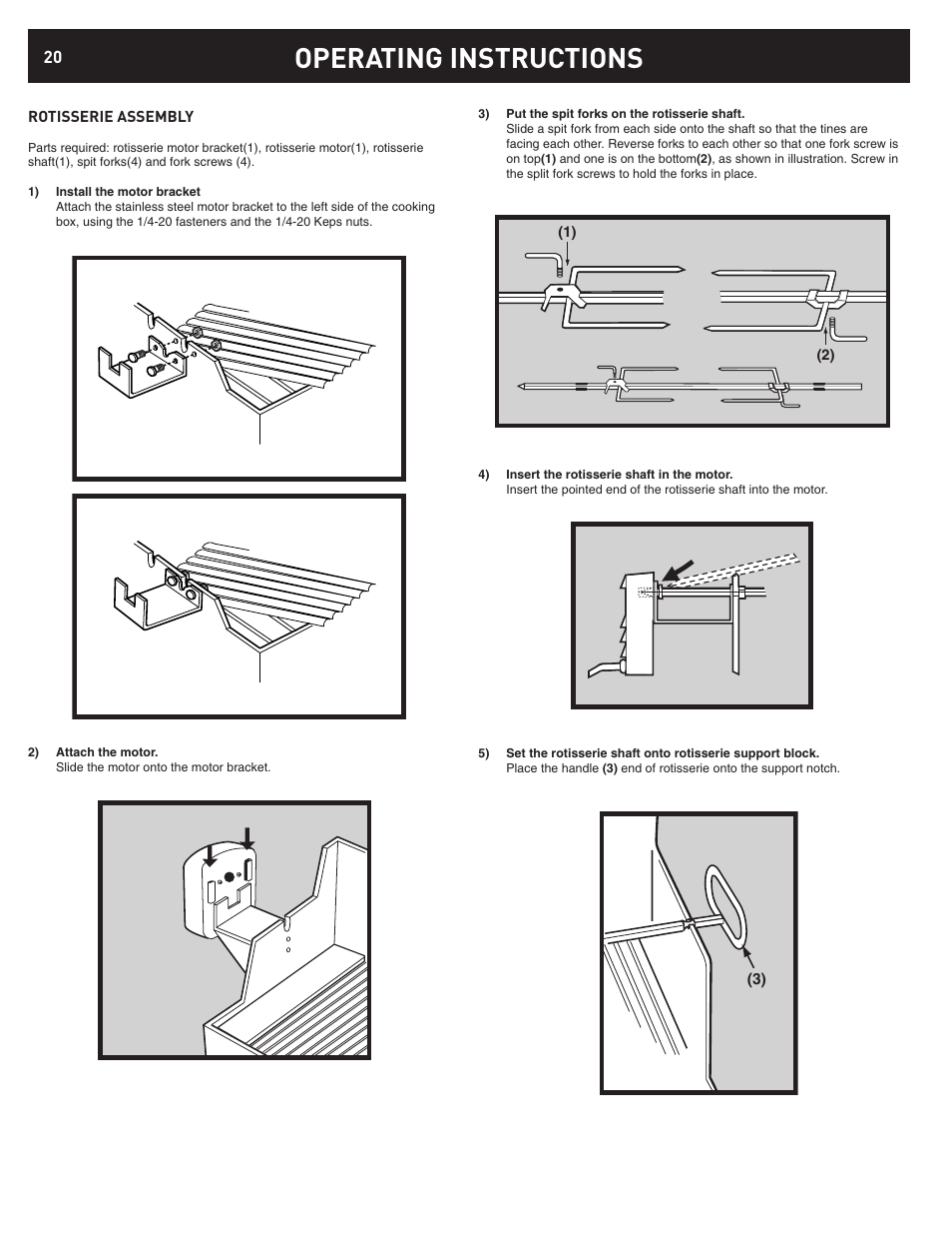Operating instructions | weber 42372 User Manual | Page 20 / 32