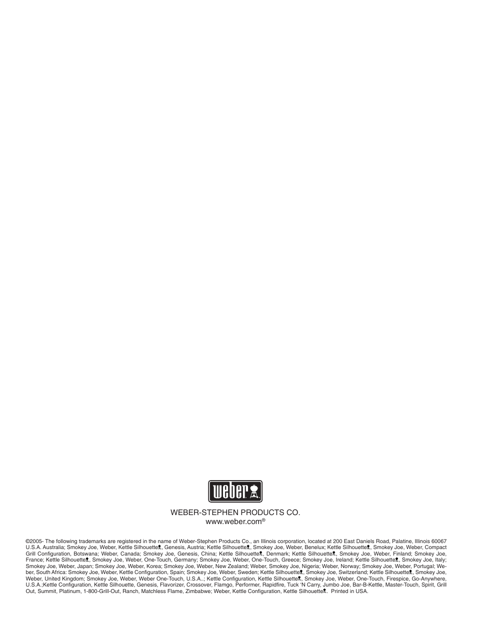 weber 42372 User Manual | Page 32 / 32