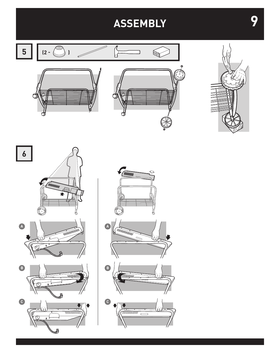 Assembly | weber Performer 78763 User Manual | Page 9 / 24