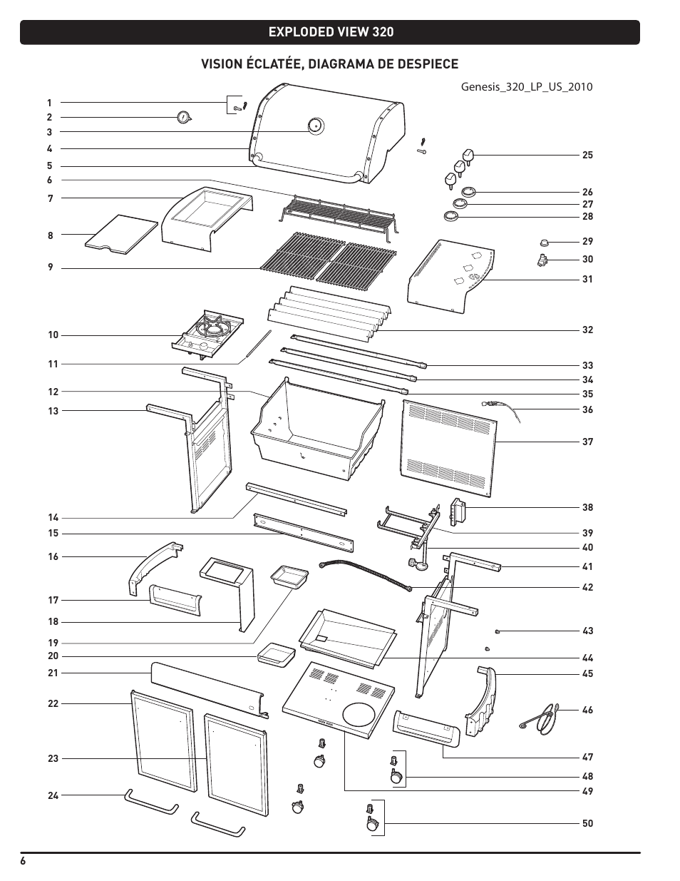 weber Genesis 310 User Manual | Page 6 / 56