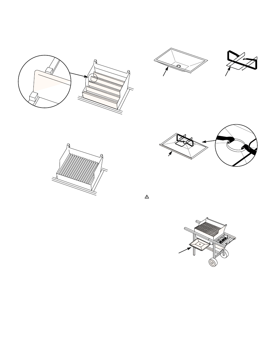 Install flavorizer bars and cooking grates, Install the bottom tray | weber SPIRIT 700 LX User Manual | Page 17 / 32