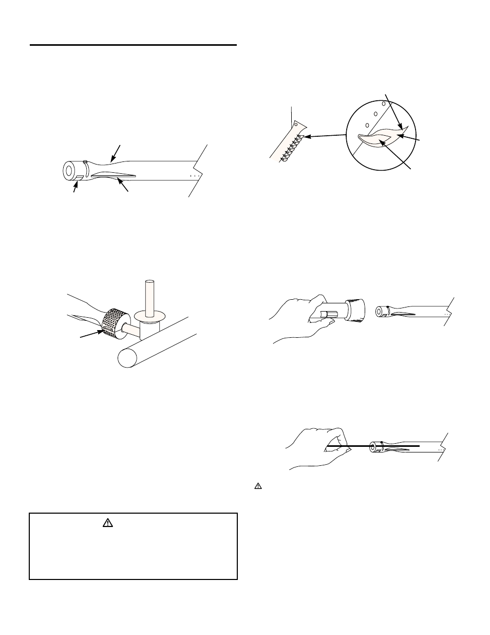 General maintenance, Weber spider stopper guards, Main burner flame pattern | Main burner cleaning procedure, Replacing main burners, Ƽdanger | weber SPIRIT 700 LX User Manual | Page 25 / 32