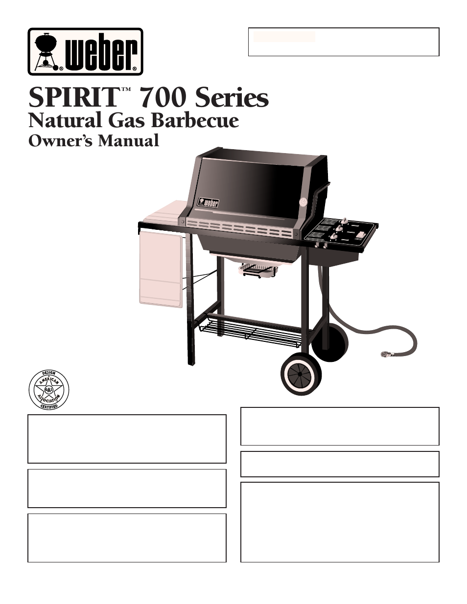 weber 700 Series User Manual | 32 pages