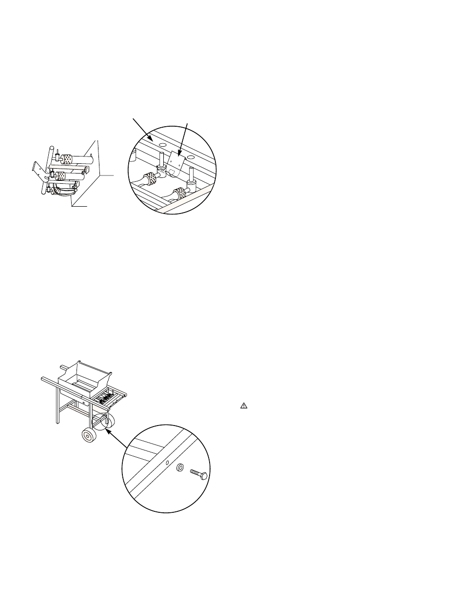 Install manifold bracket, Install frame connector, Install gas supply | General specifications for piping | weber 700 Series User Manual | Page 13 / 32