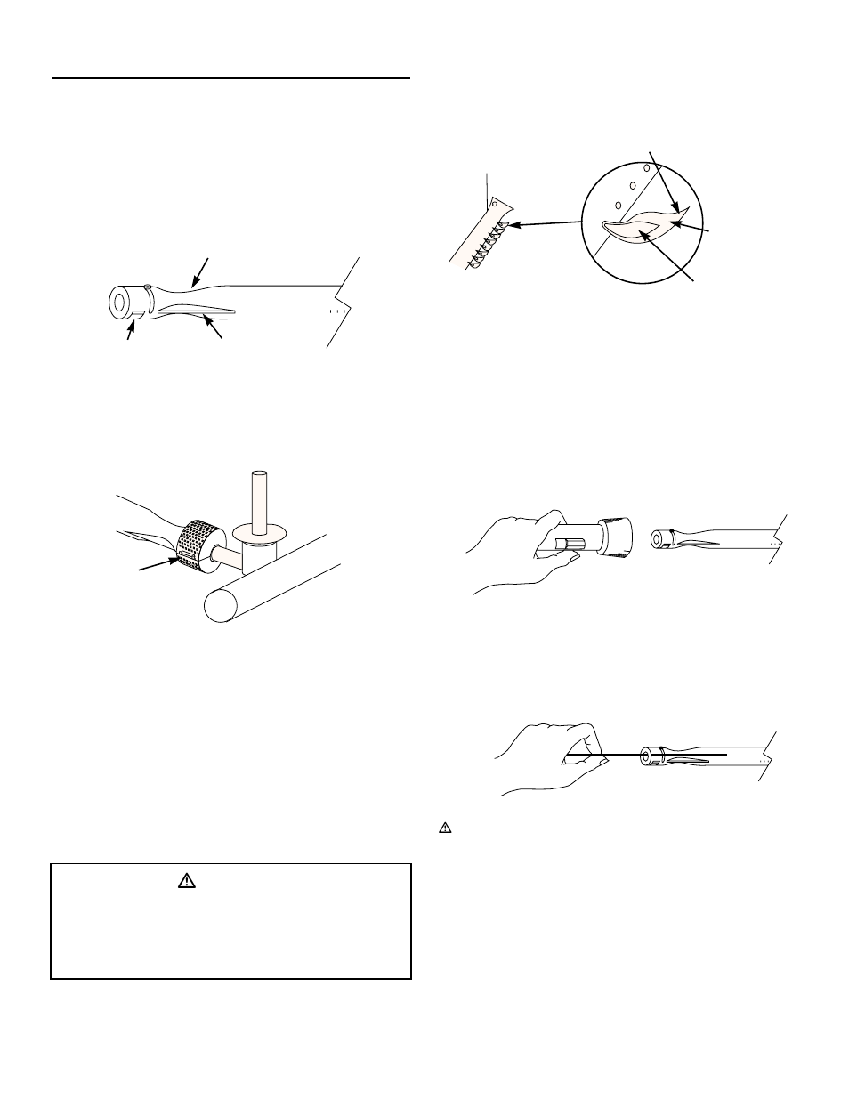 General maintenance, Weber spider stopper guards, Main burner flame pattern | Main burner cleaning procedure, Replacing main burners, Ƽdanger | weber 700 Series User Manual | Page 25 / 32