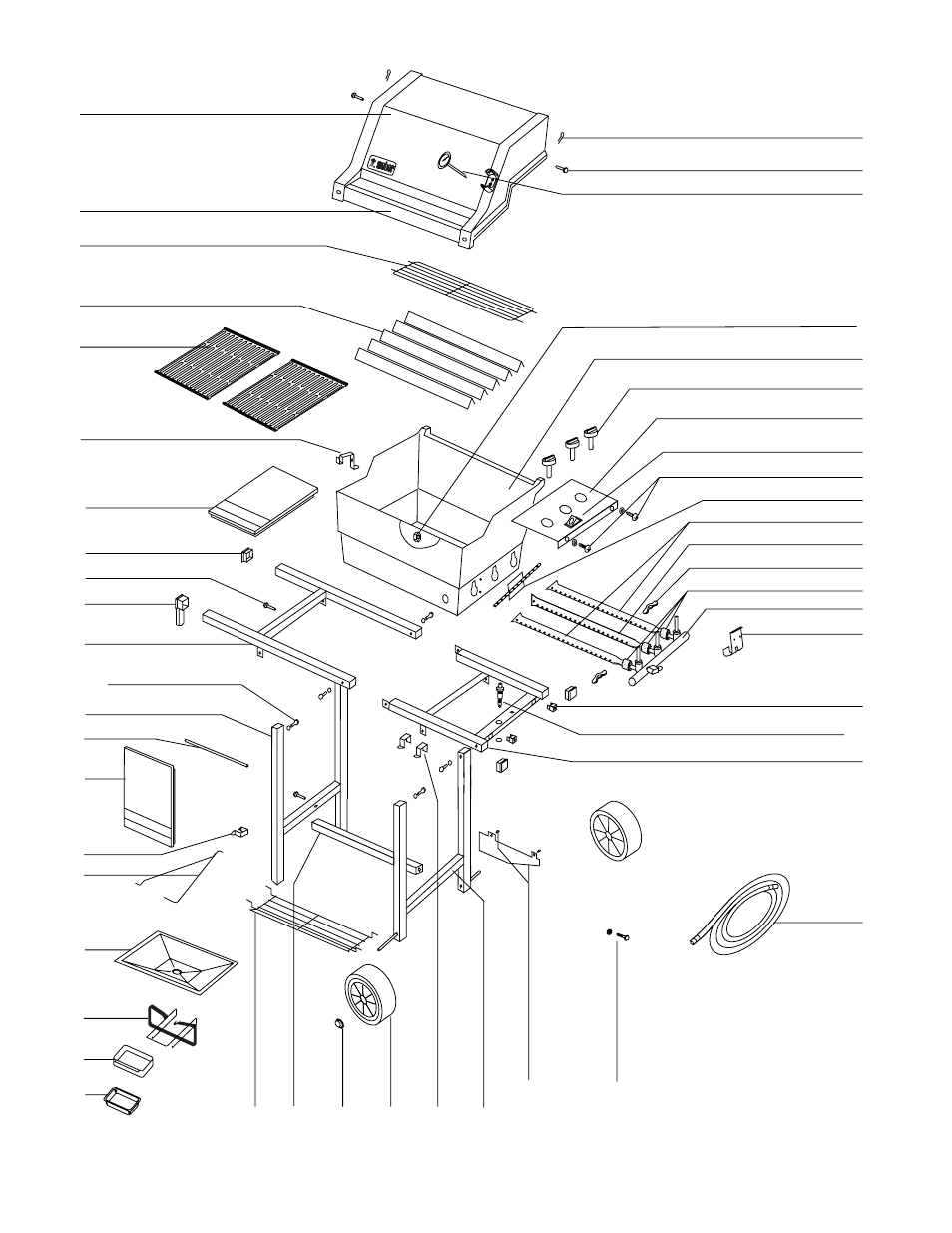 Parts list | weber 700 Series User Manual | Page 30 / 32