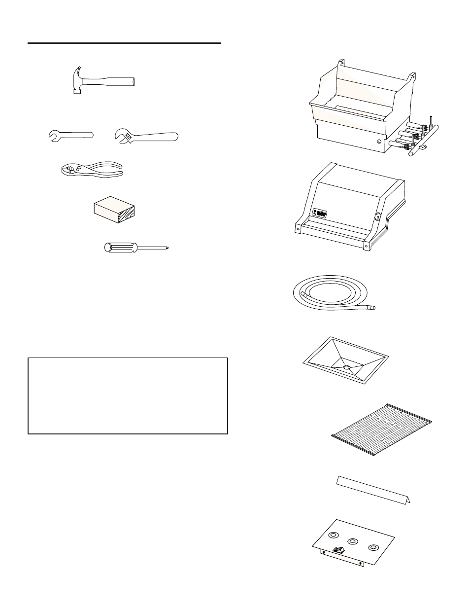 Assembly, Tools needed, Supplies needed | Check package contents | weber 700 Series User Manual | Page 7 / 32