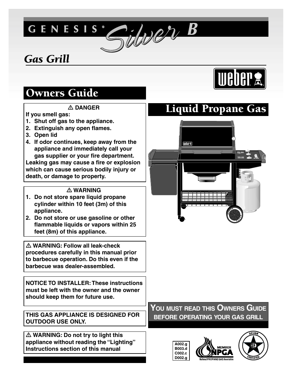 weber 55008 User Manual | 40 pages